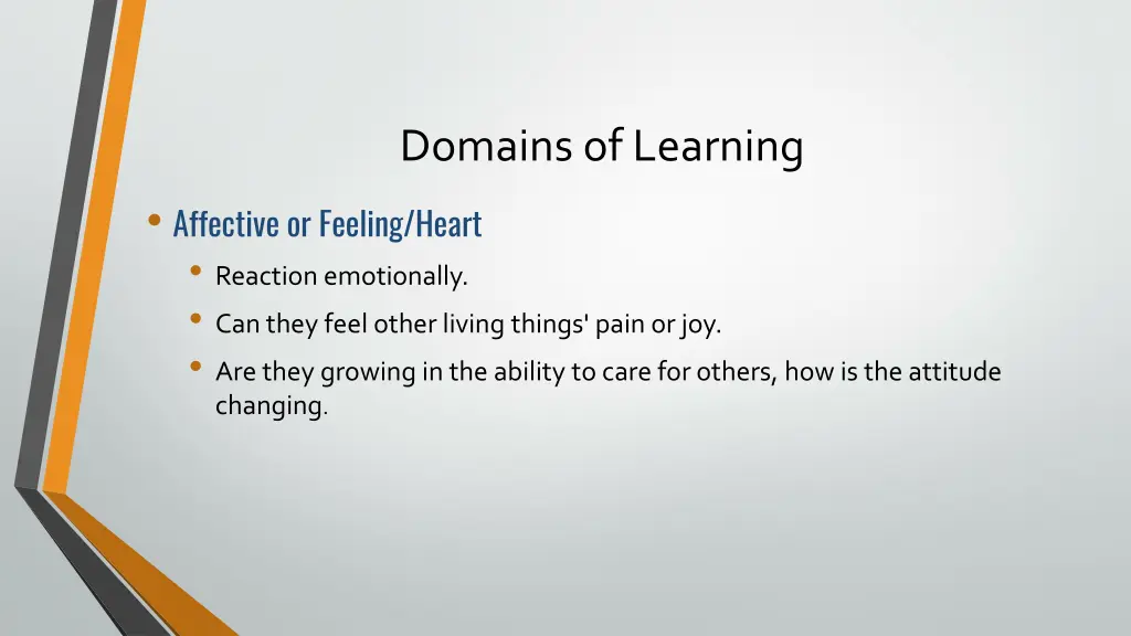 domains of learning 1