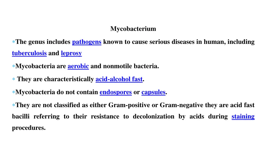 mycobacterium