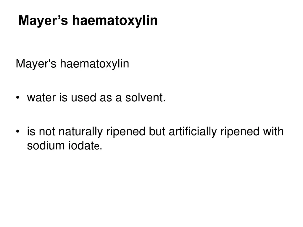 mayer s haematoxylin