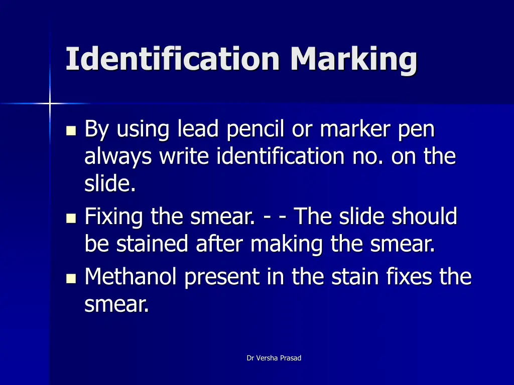 identification marking