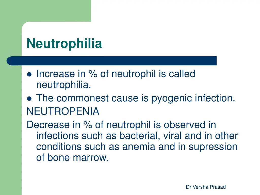 neutrophilia