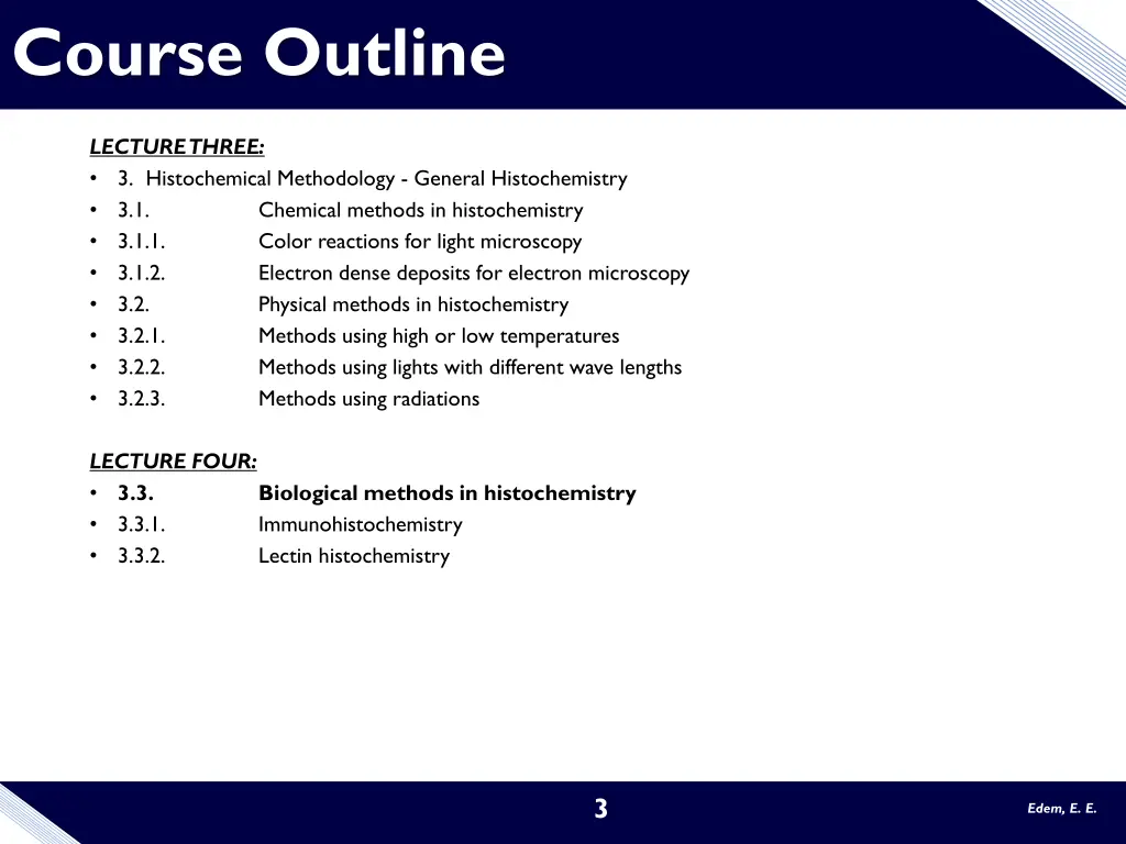 course outline 1