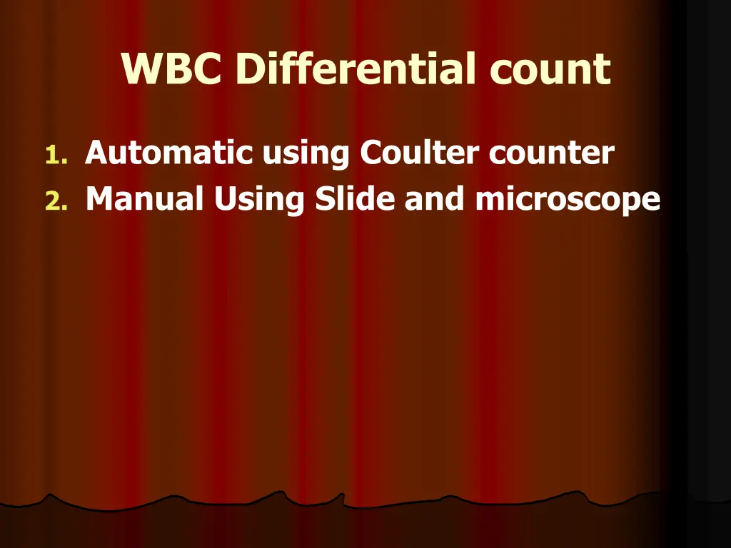 wbc differential count