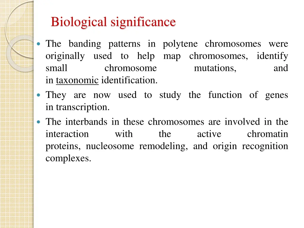 biological significance