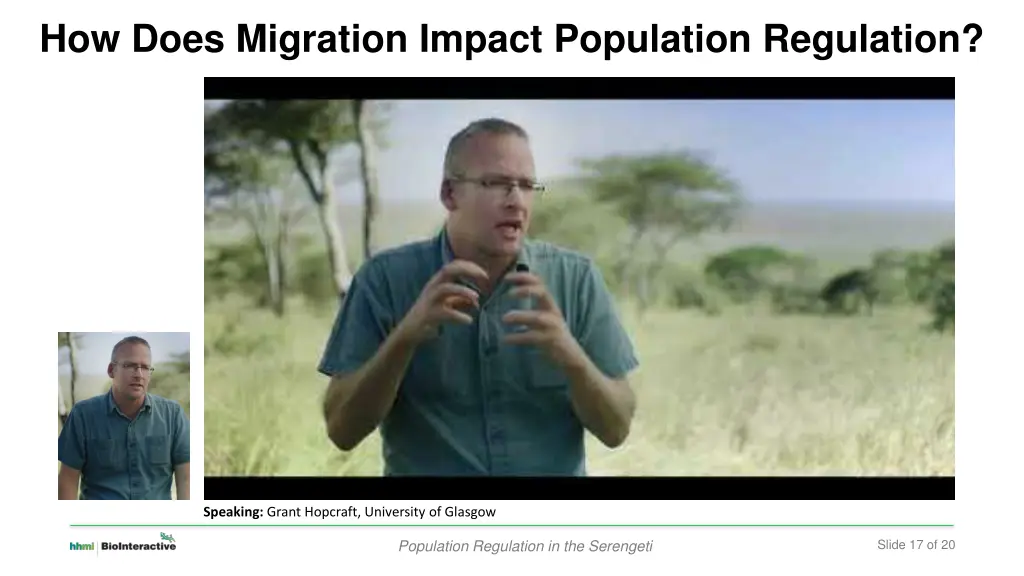 how does migration impact population regulation