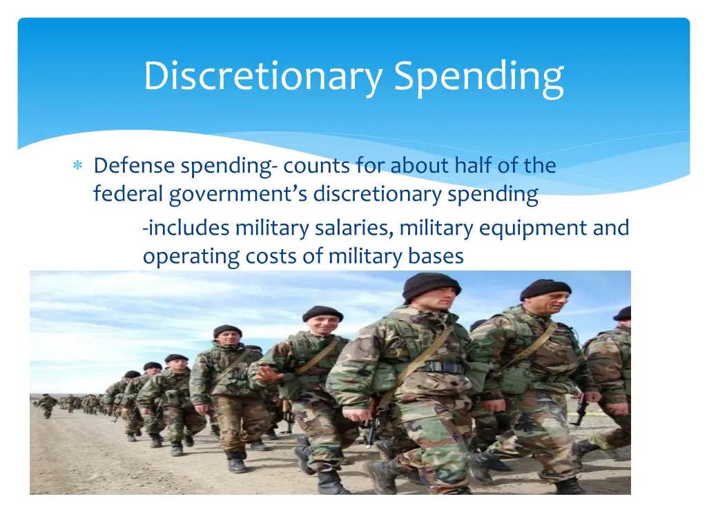 discretionary spending