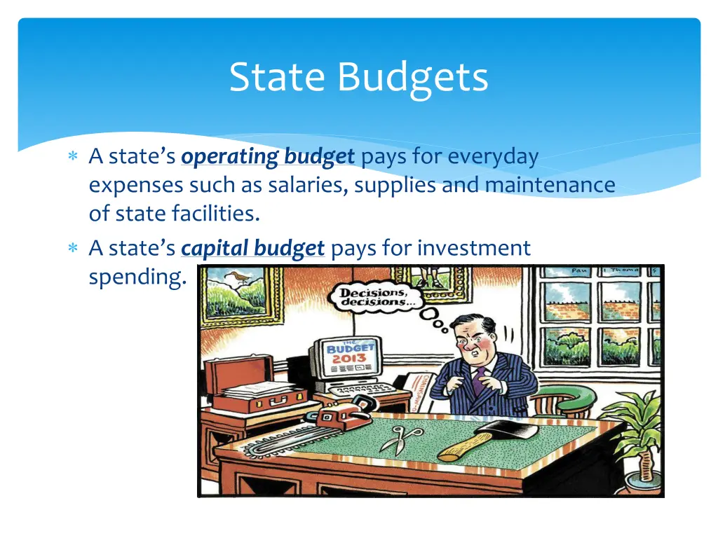 state budgets