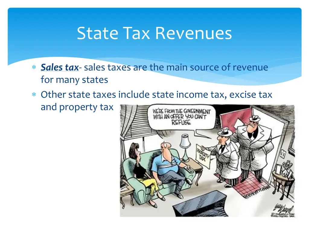 state tax revenues 1