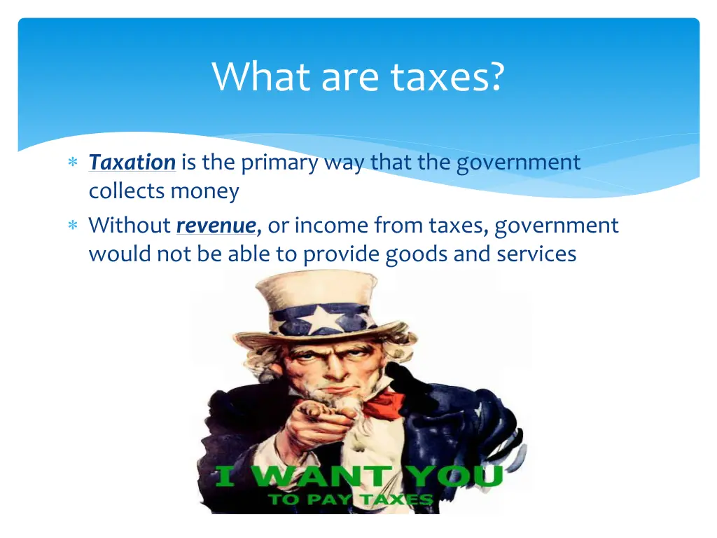 what are taxes