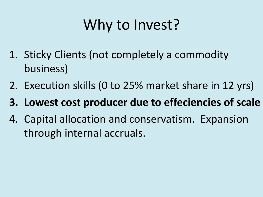 why to invest