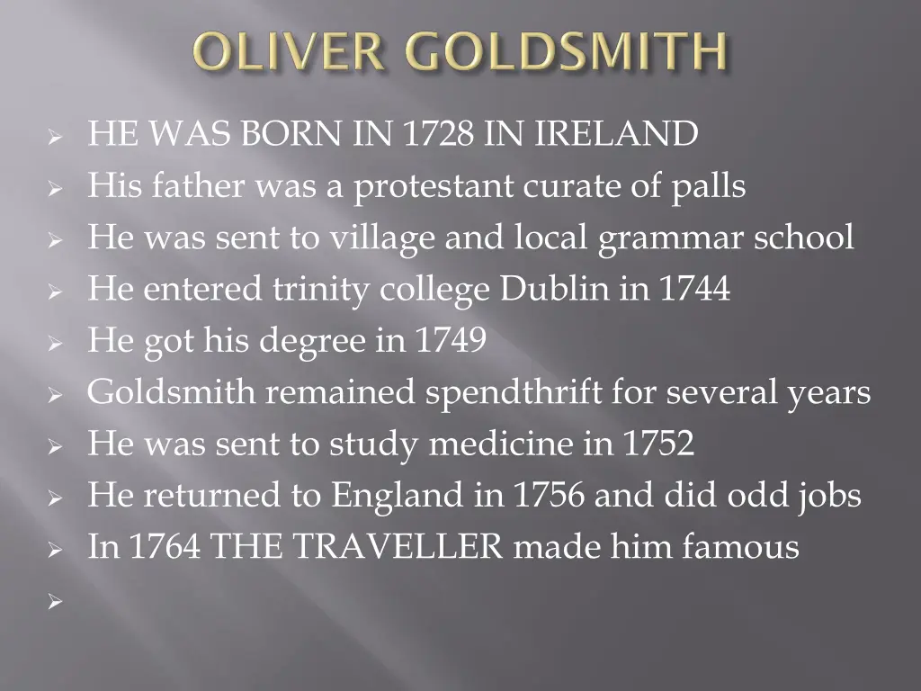 he was born in 1728 in ireland his father