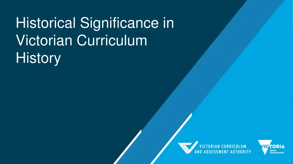 historical significance in victorian curriculum