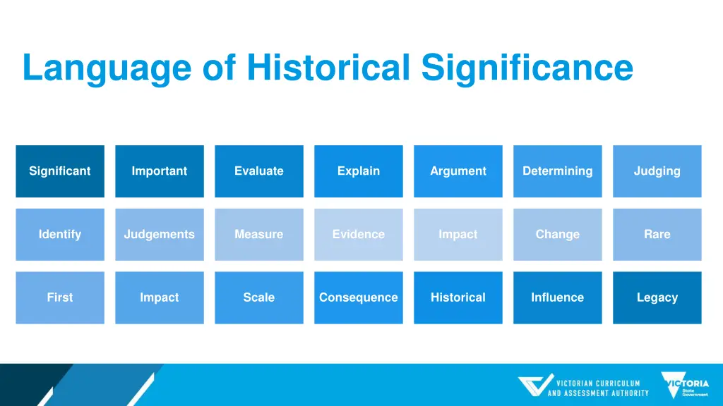 language of historical significance