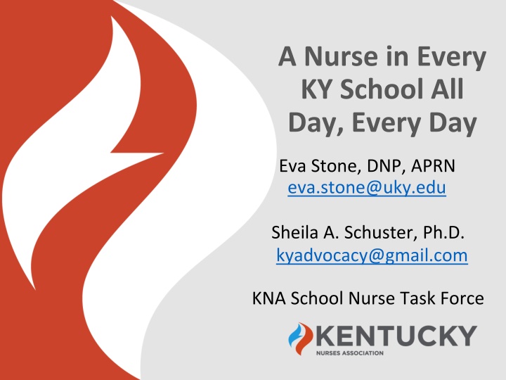 a nurse in every ky school all day every day