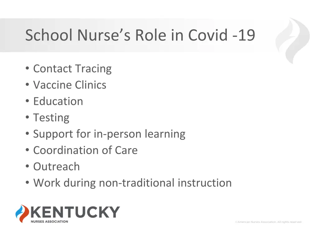 school nurse s role in covid 19