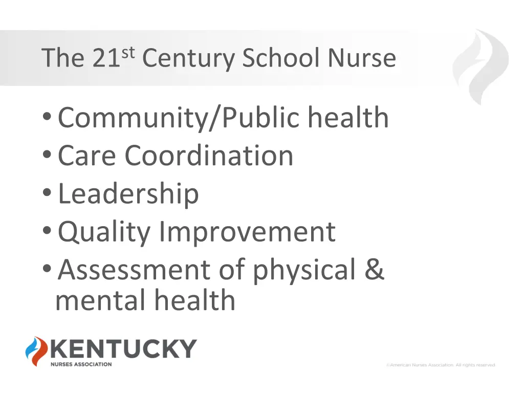 the 21 st century school nurse