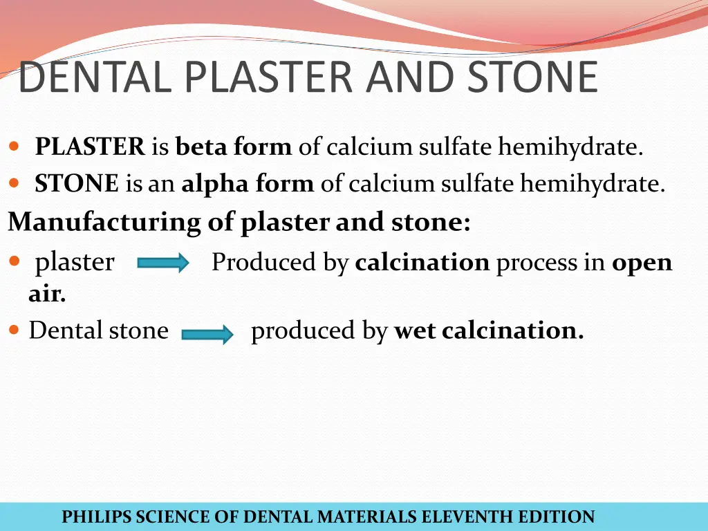 dental plaster and stone