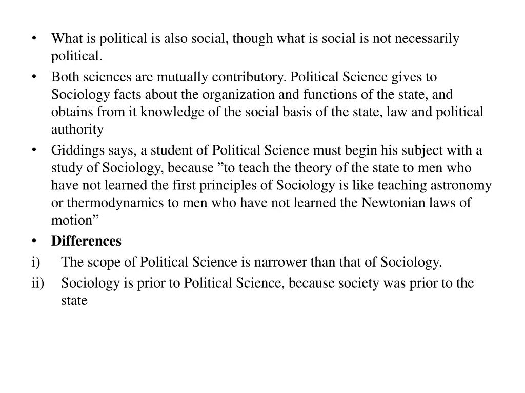 what is political is also social though what