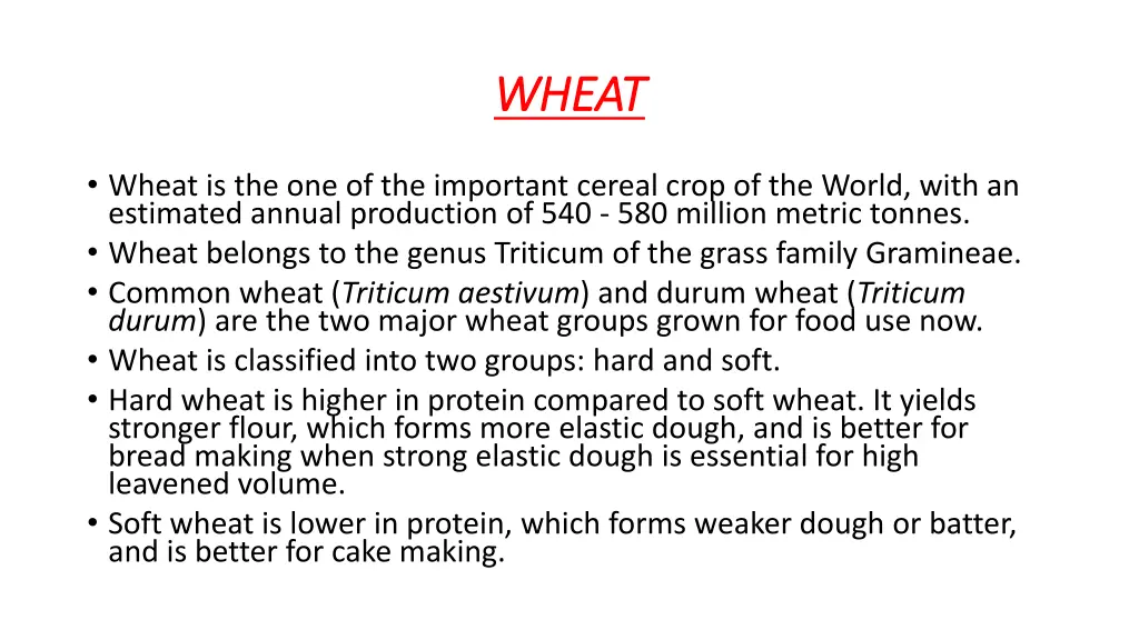 wheat wheat