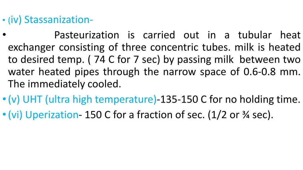 iv stassanization exchanger consisting of three