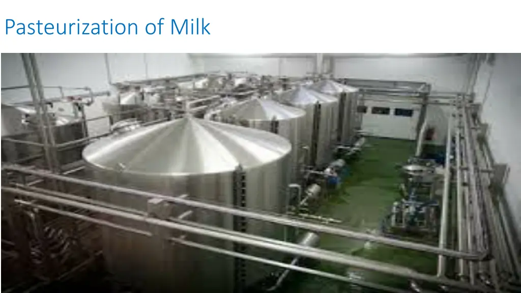 pasteurization of milk