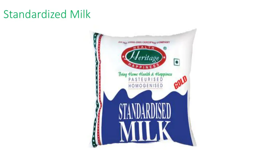 standardized milk