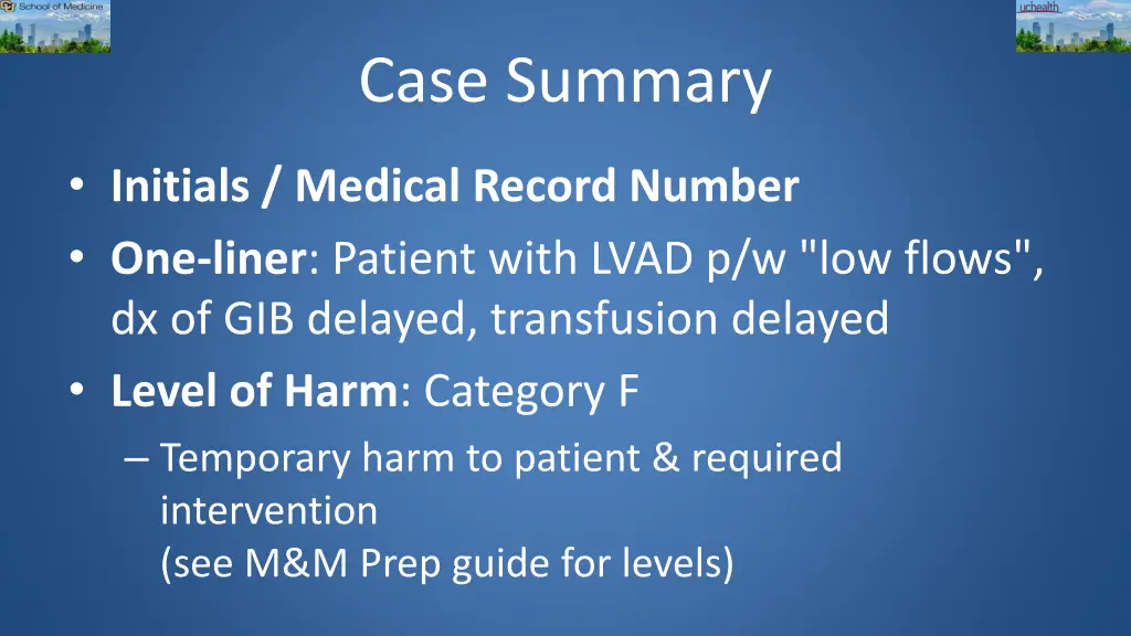 case summary