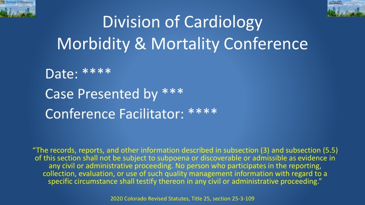 division of cardiology morbidity mortality