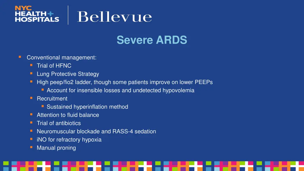 severe ards