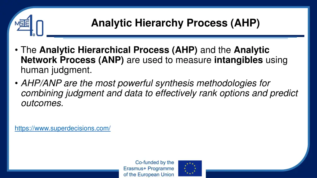 analytic hierarchy process ahp 1