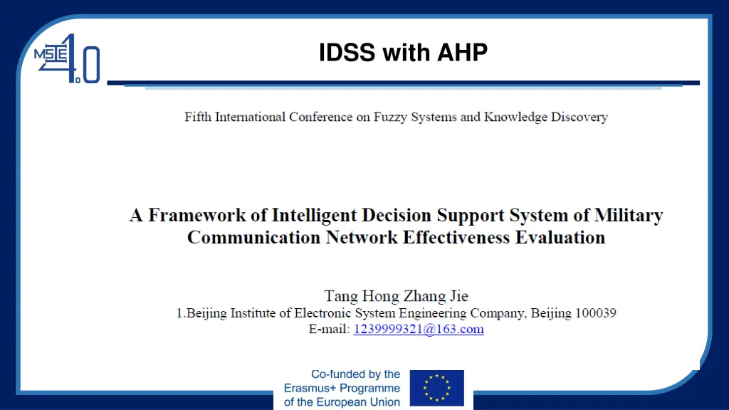 idss with ahp 1