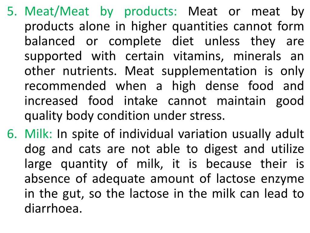 5 meat meat by products meat or meat by products