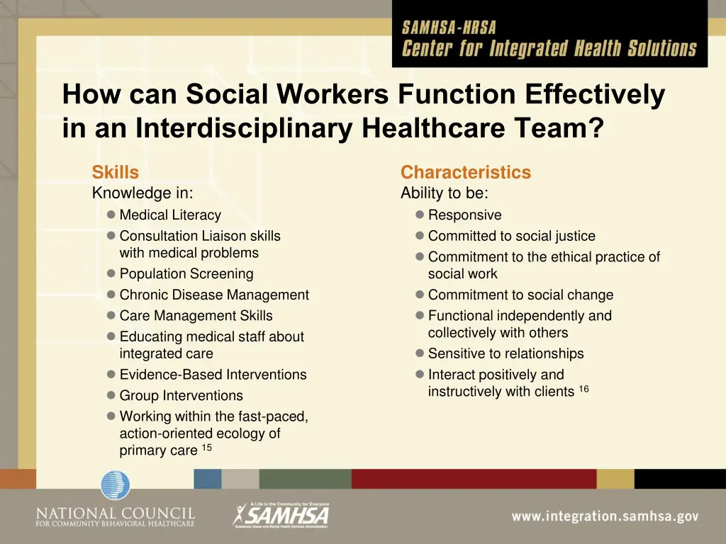 how can social workers function effectively