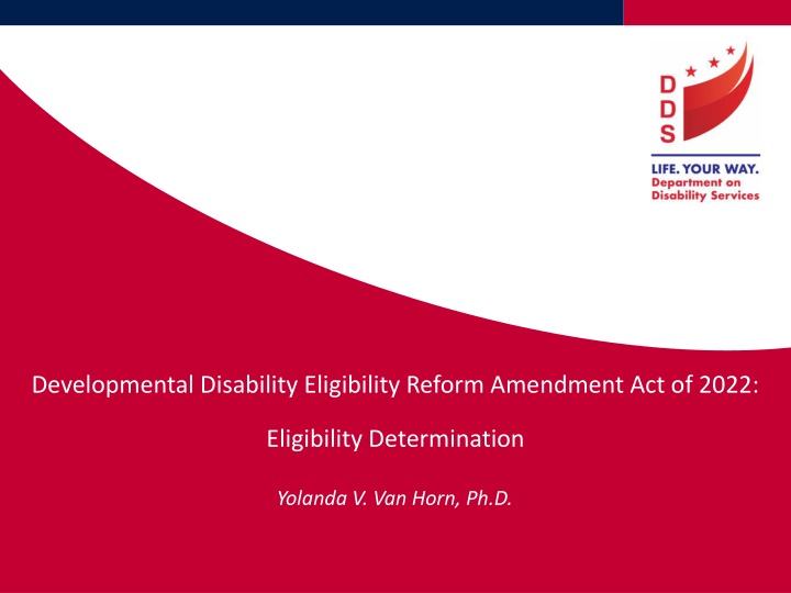 developmental disability eligibility reform