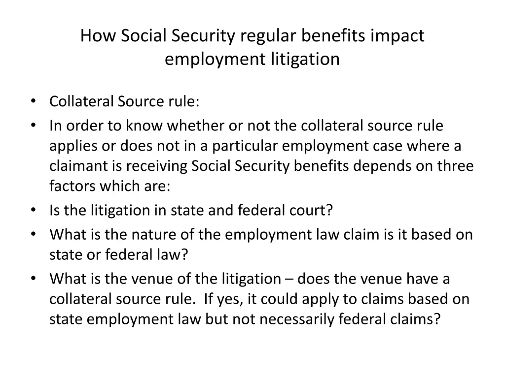 how social security regular benefits impact 1