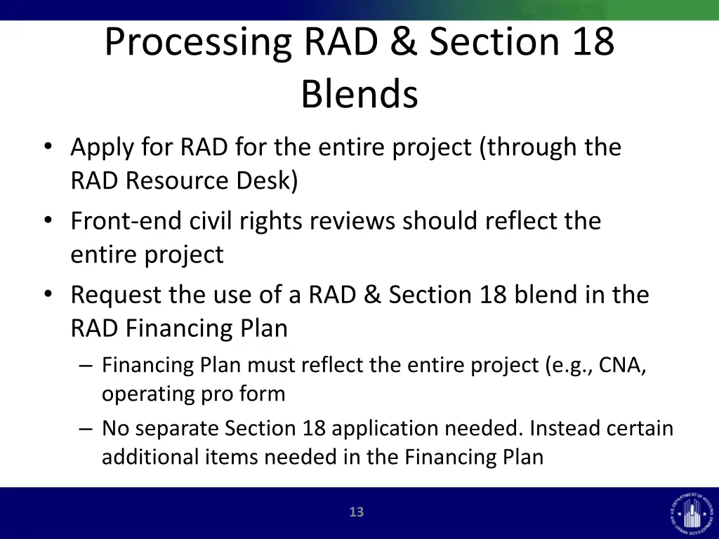 processing rad section 18 blends apply