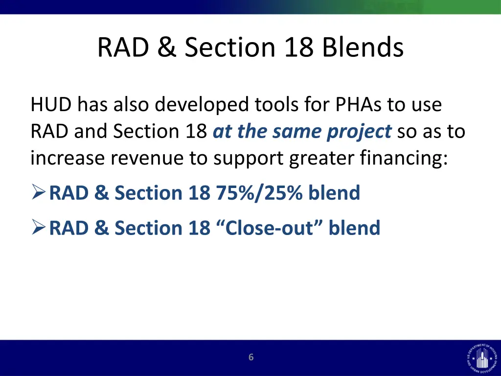 rad section 18 blends