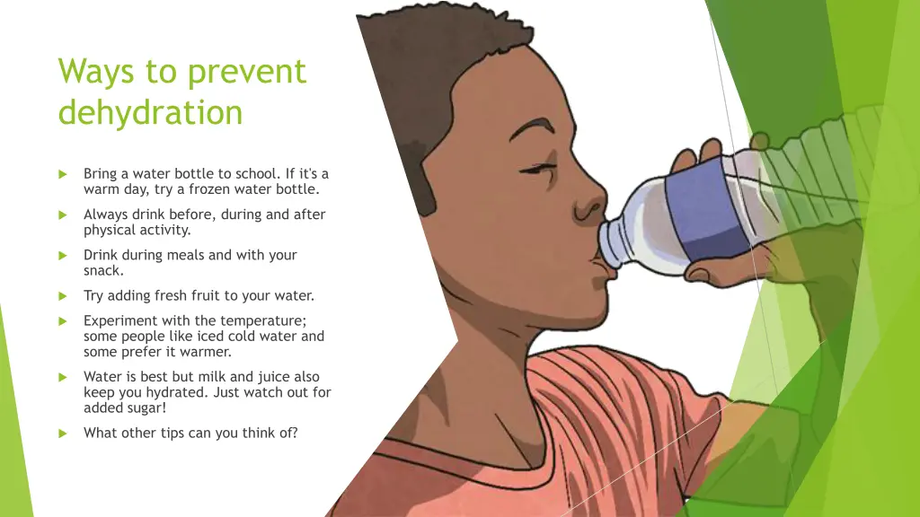 ways to prevent dehydration