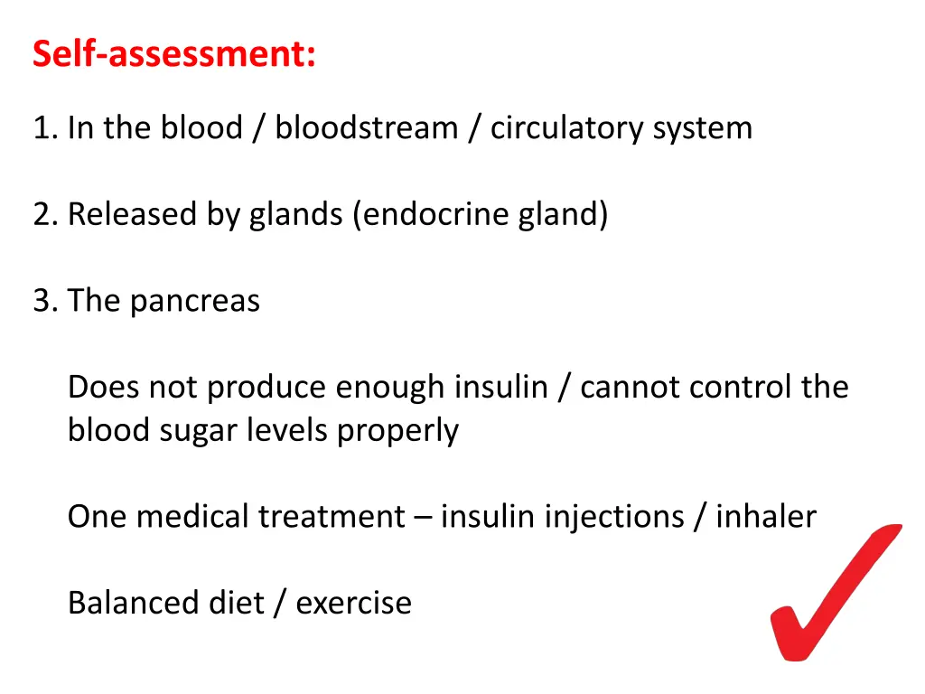 self assessment 4