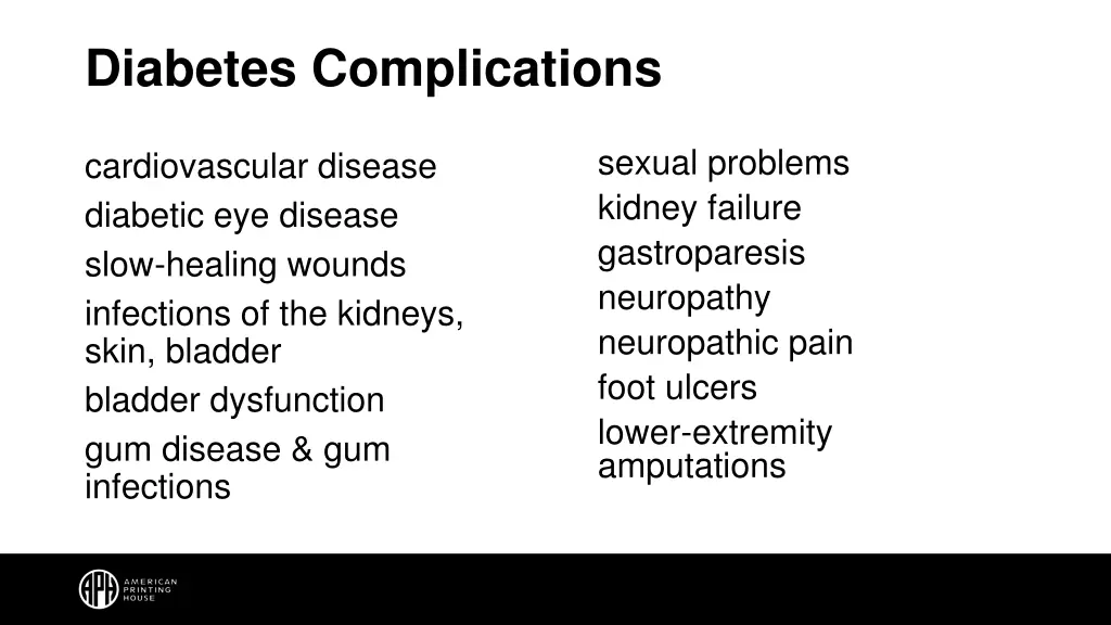 diabetes complications