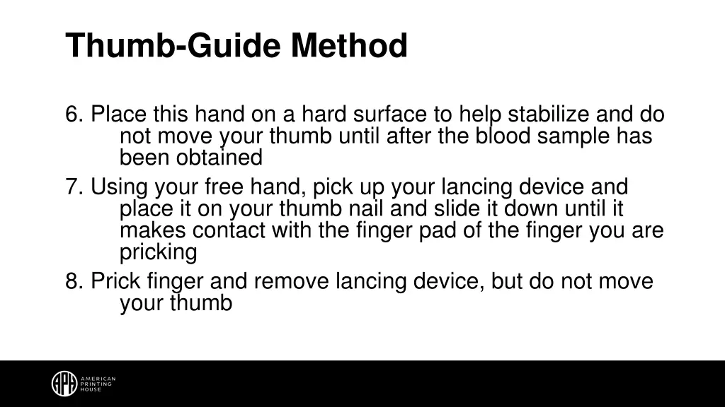 thumb guide method 1