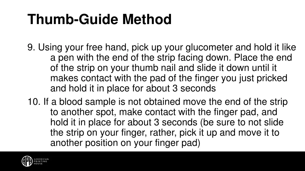 thumb guide method 2