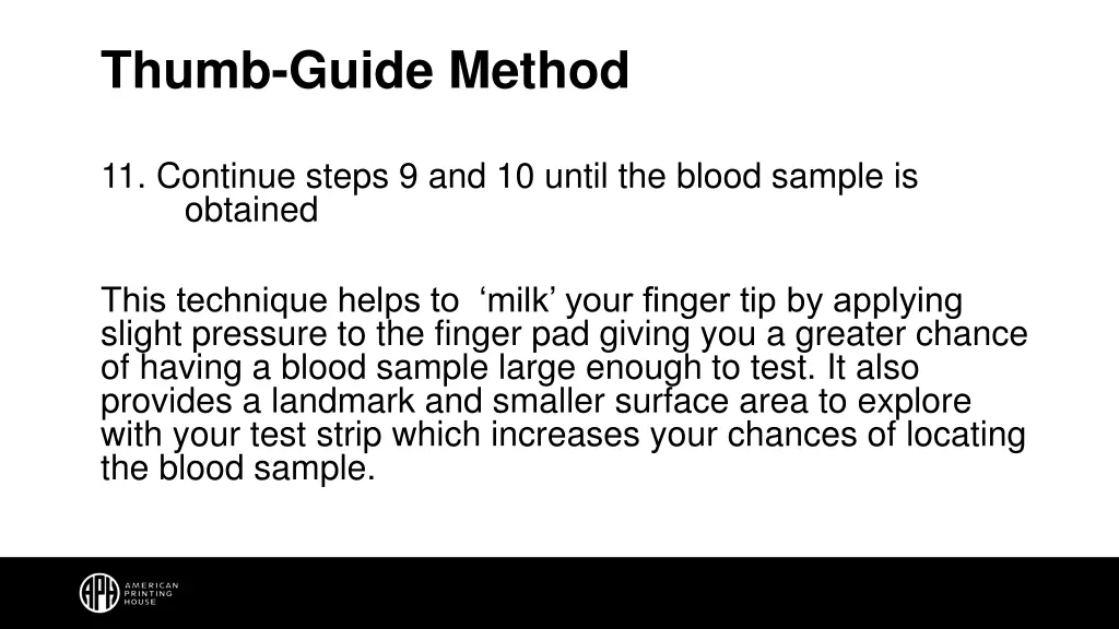 thumb guide method 3