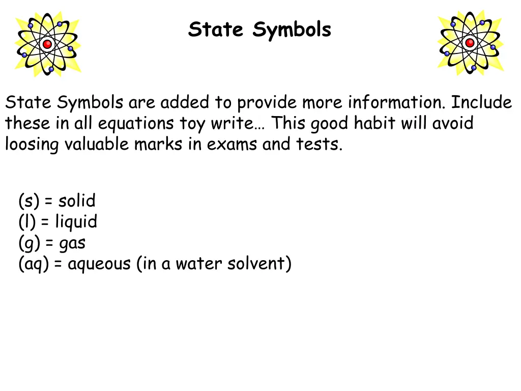 state symbols