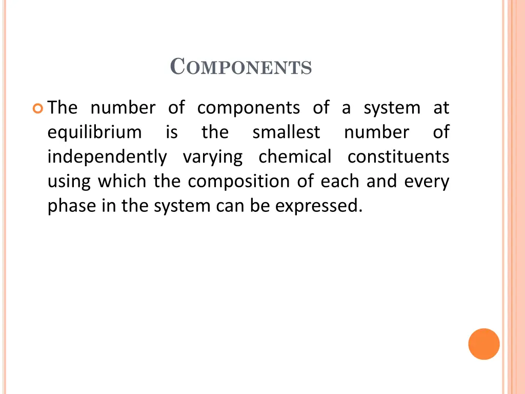 c omponents