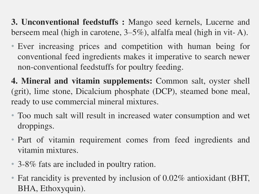 3 unconventional feedstuffs mango seed kernels