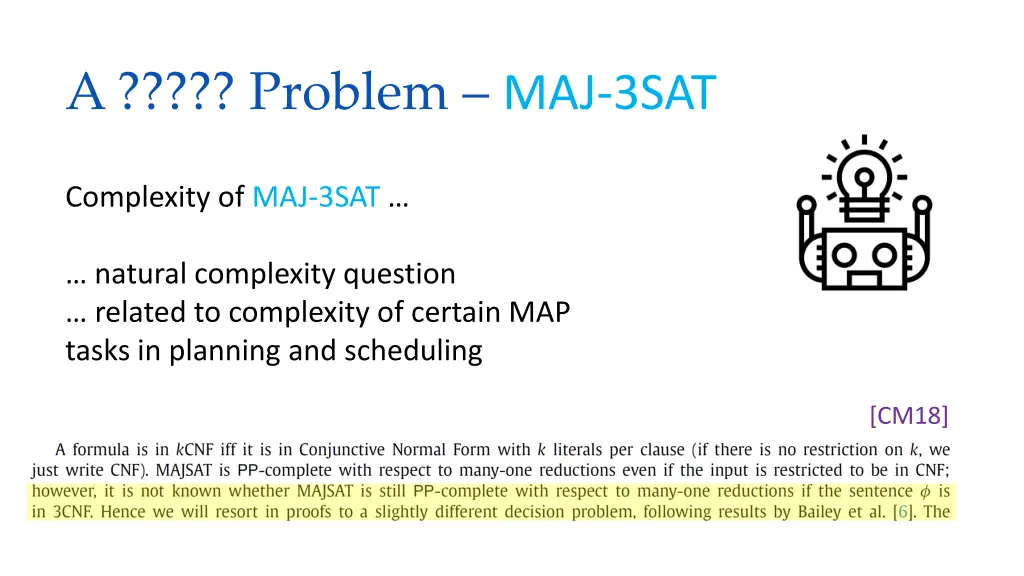 a problem maj 3sat