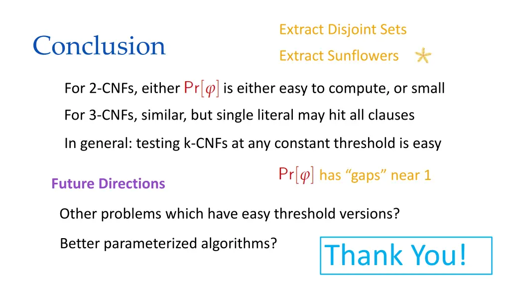 extract disjoint sets