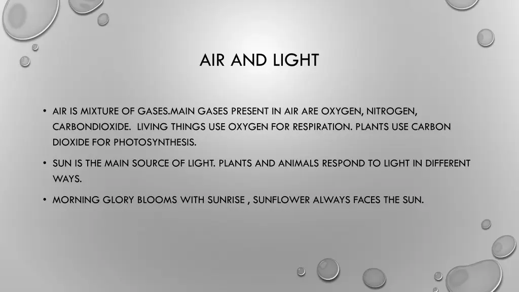 air and light