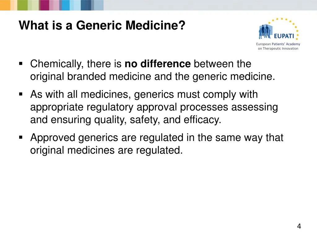 what is a generic medicine 1